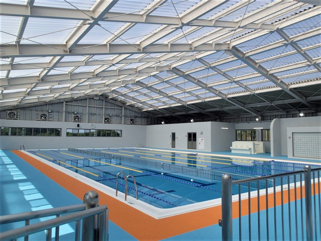 飯舘村学校等再開発整備事業（第２工区）屋内プール工事