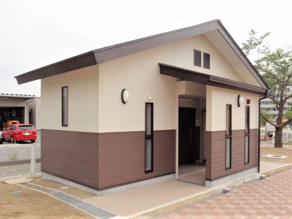 松川工業第一公園便所設置工事