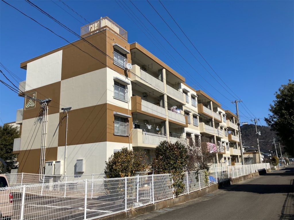 曲松団地1号棟・２号棟・３号棟外壁改修工事